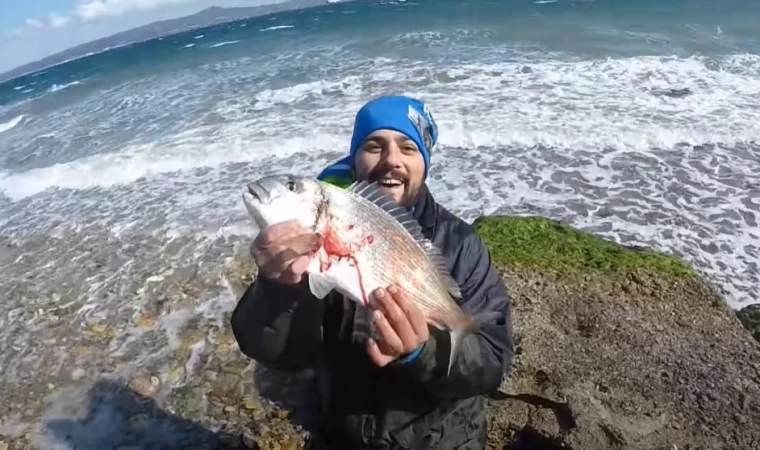 Surf Casting Surf Fishing çanakkale cupra avları 2 kilogram 28.02.2021