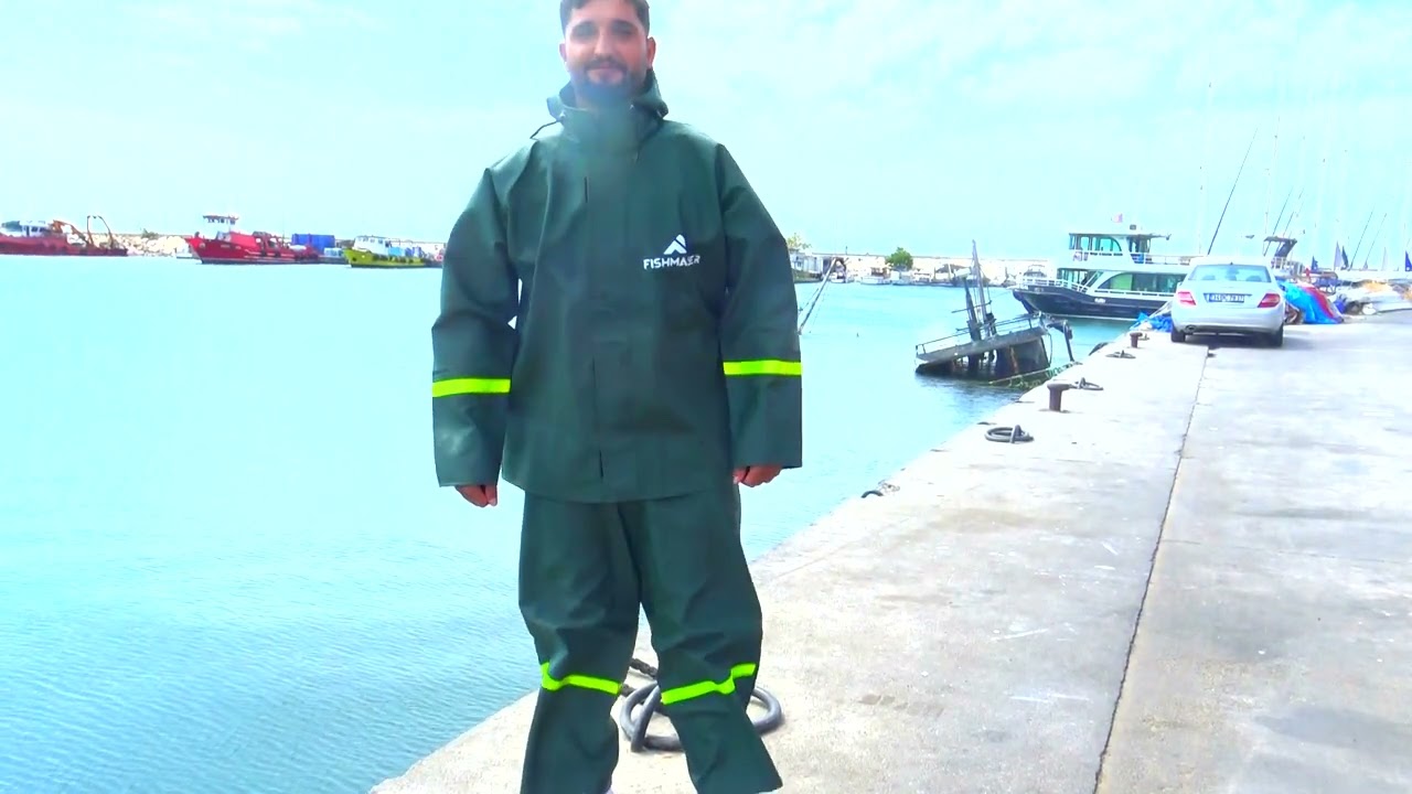 Fermuarlı Özel Balıkçı Yağmurluk Takımı | Fishmaster | Balıkçı Giyim