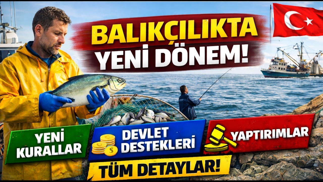 DİKKAT! Balıkçılıkta Yeni Dönem: Balık Kotası, Küçük Ölçekli Balıkçı Destekleri ve Cezalar (Bölüm 3)