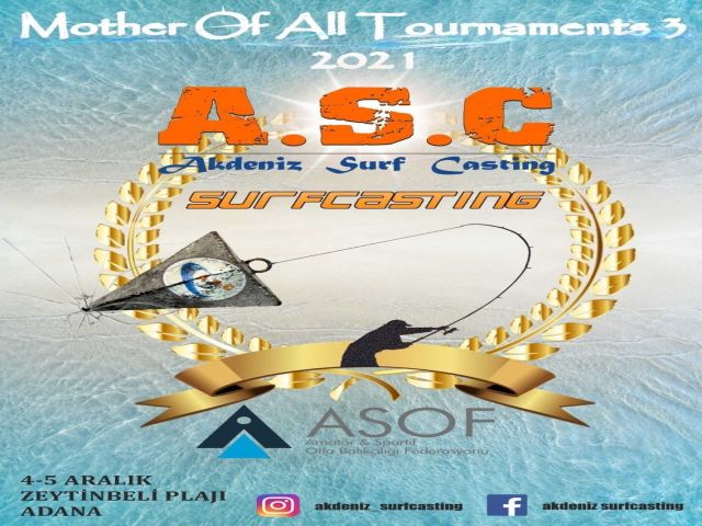 A.S.C Adana Surf Casting Yarışması başlıyor