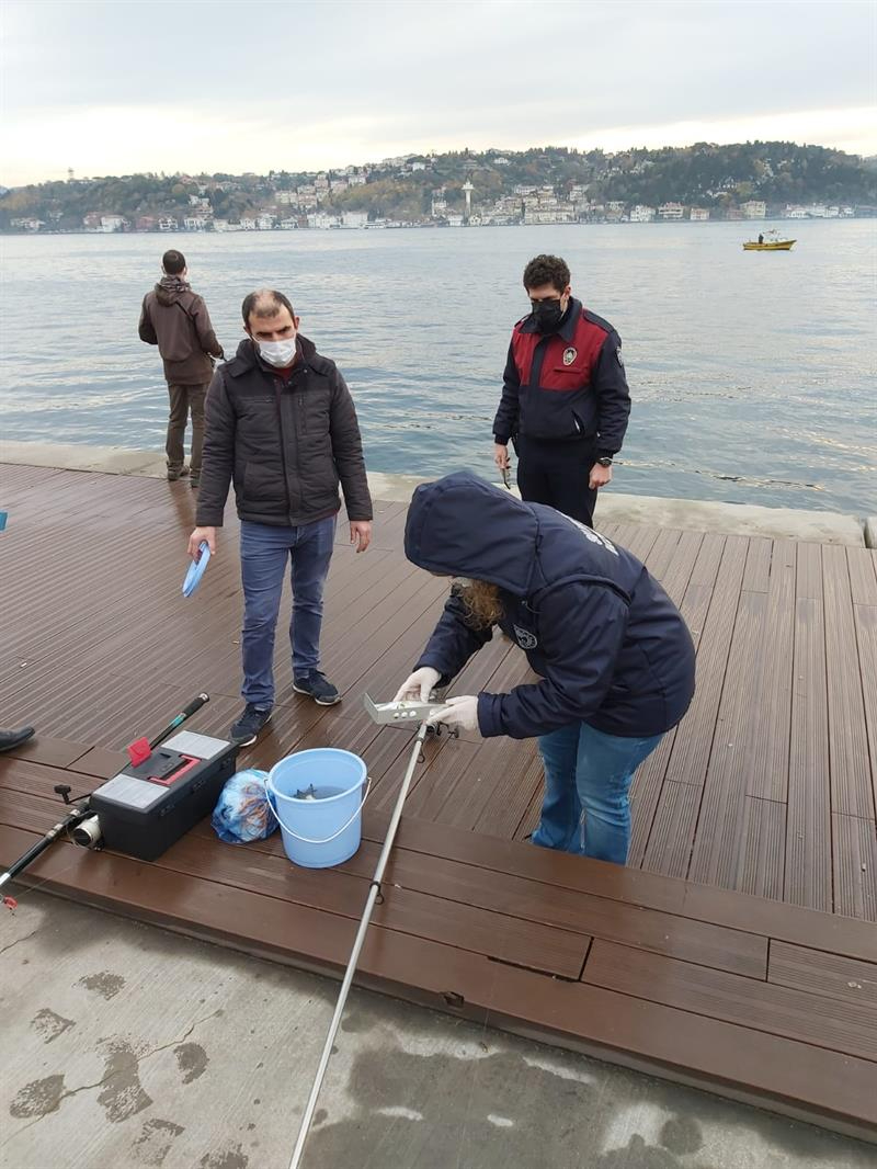 Sarıyer'de Amatör Olta Balıkçılarına Denetim