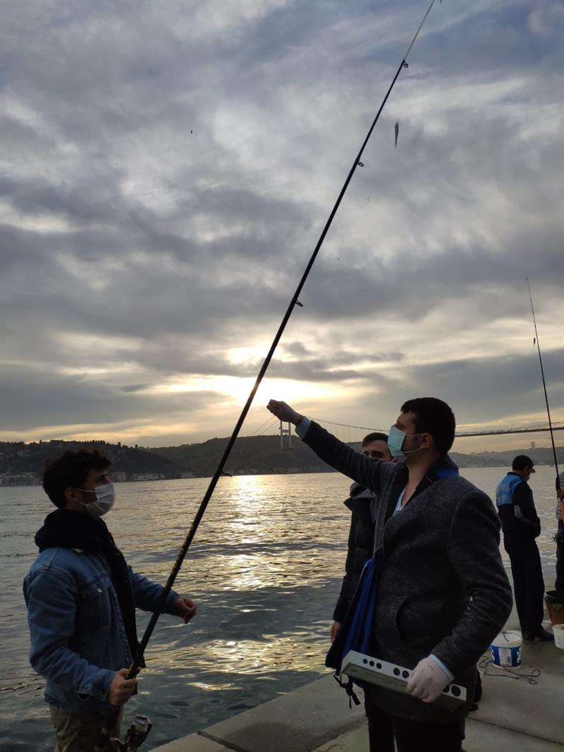 Sarıyer'de Amatör Olta Balıkçılarına Denetim