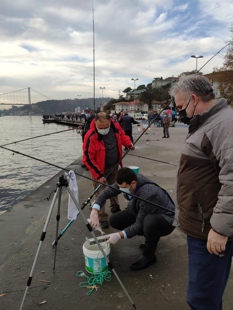 Sarıyer'de Amatör Olta Balıkçılarına Denetim