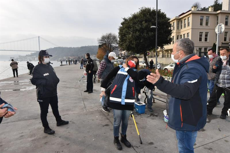 İstanbul'da 3 Bölgede Olta Balıkçılığı Denetimi