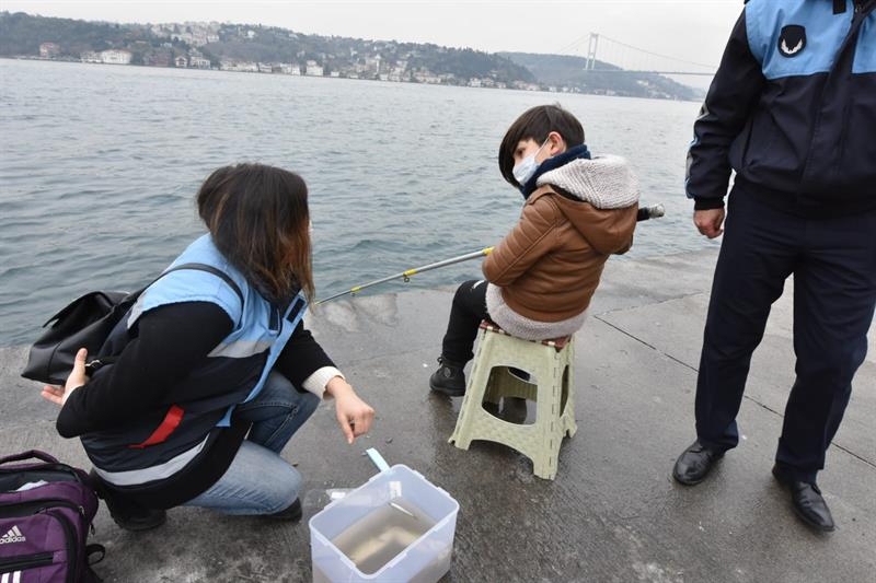 İstanbul'da 3 Bölgede Olta Balıkçılığı Denetimi