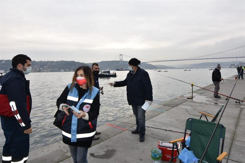 İstanbul'da 3 Bölgede Olta Balıkçılığı Denetimi