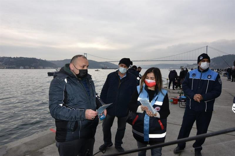 İstanbul'da 3 Bölgede Olta Balıkçılığı Denetimi
