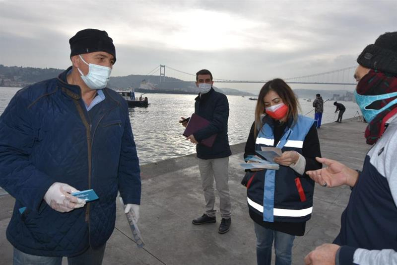 İstanbul'da 3 Bölgede Olta Balıkçılığı Denetimi