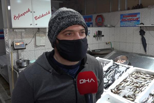 Trabzon’da kısıtlamada balığa ilgi