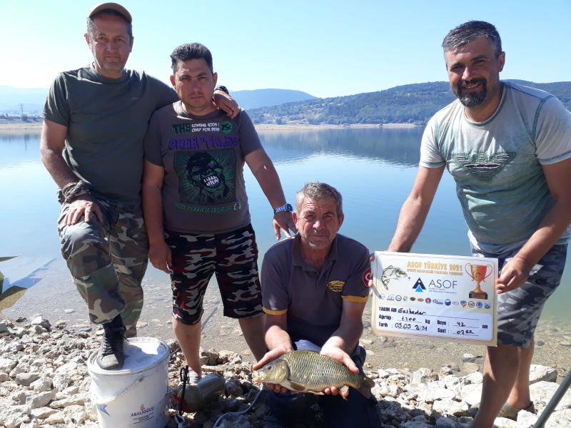 ASOF Carp Turkey 2021 Sportif Sazan Balığı Tutma Yarışması