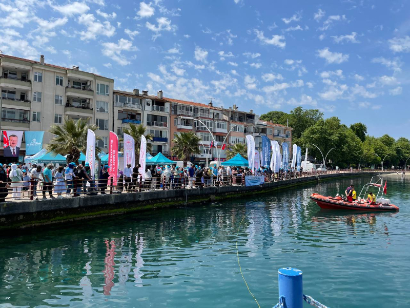 İzmit Körfezi'ne 6 bin çipura, levrek ve kalkan bırakıldı