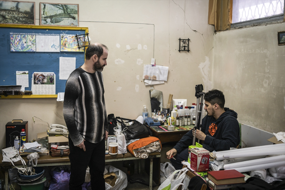 Savaşın gölgesinde akvaryumda ısıtma mesaisi