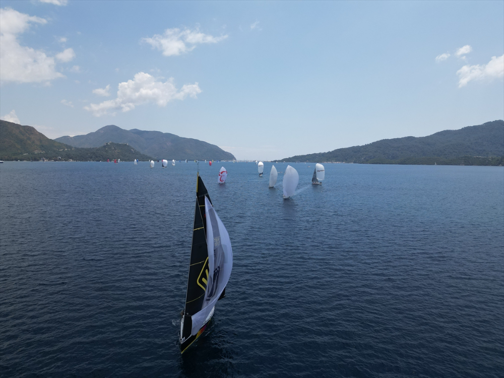Marmaris MIYC Kış Trofesi yat yarışları altıncı ayak mücadelesi tamamlandı