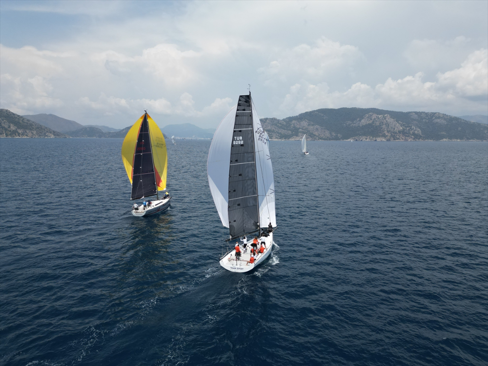 Marmaris MIYC Kış Trofesi yat yarışları altıncı ayak mücadelesi tamamlandı