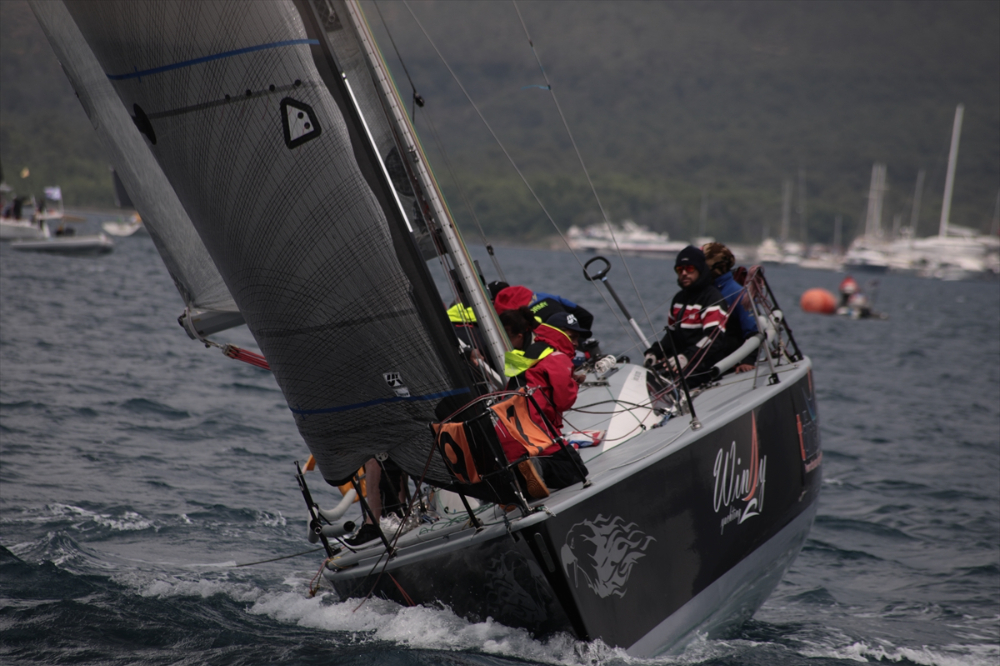 Marmaris MIYC Kış Trofesi yat yarışları altıncı ayak mücadelesi tamamlandı