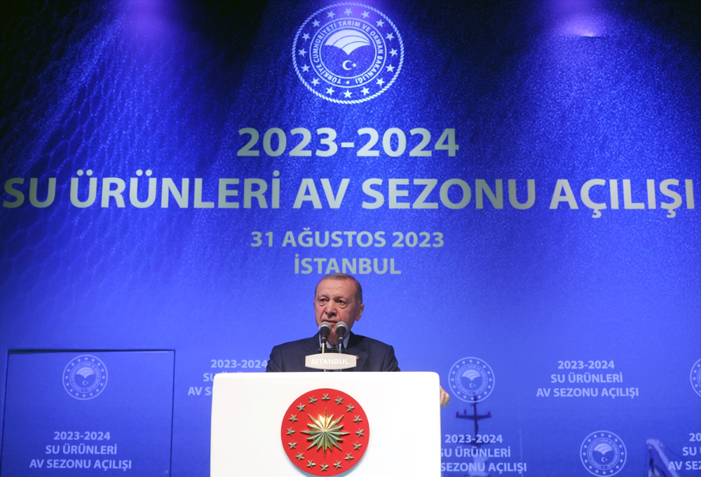 Cumhurbaşkanı Erdoğan, 2023-2024 su ürünleri av sezonu açılışında konuştu