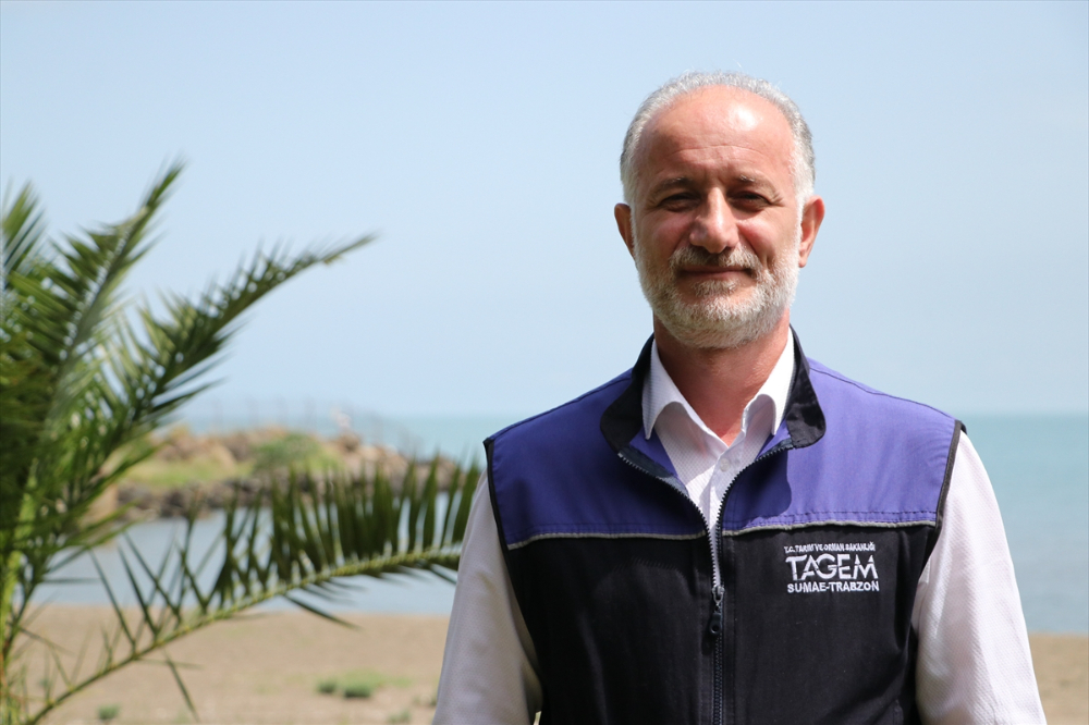 Trabzon'da 10 kalkan denize bırakıldı