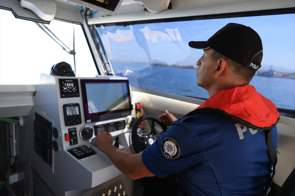 Edirne'de deniz polisi göreve başladı