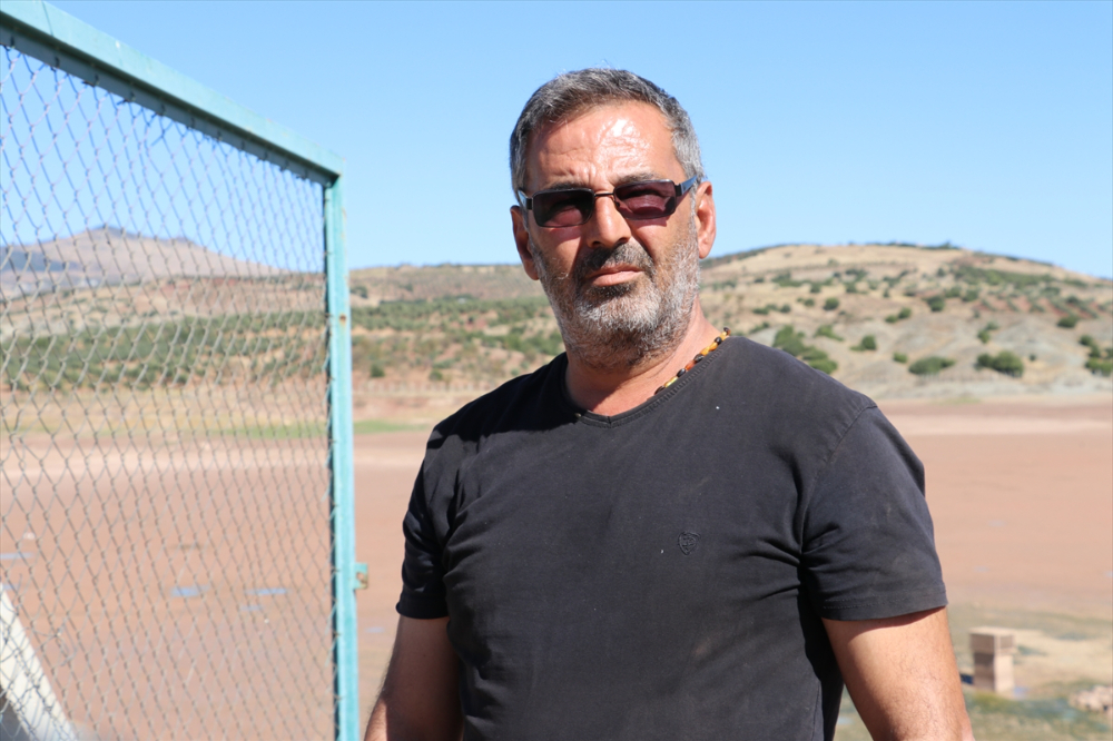 Kilis'te sulama göletinde sular çekilince balık ölümleri yaşandı