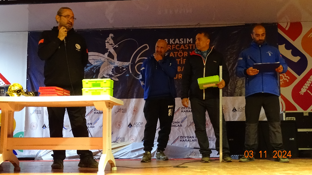 6. Akdeniz Surfcasting Turnuvası Sonuçlandı