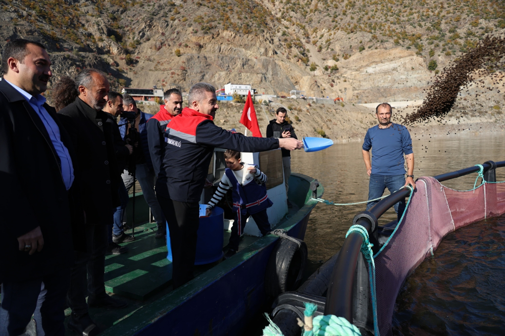 Deriner Barajı'nda yılda 1,4 milyar liralık su ürünleri üretimi hedefleniyor |Balık Haber - Balık TV