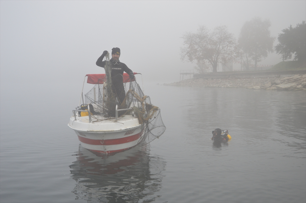 Sapanca Gölü "hayalet ağ"lardan temizleniyor|Balık Haber - Balık TV