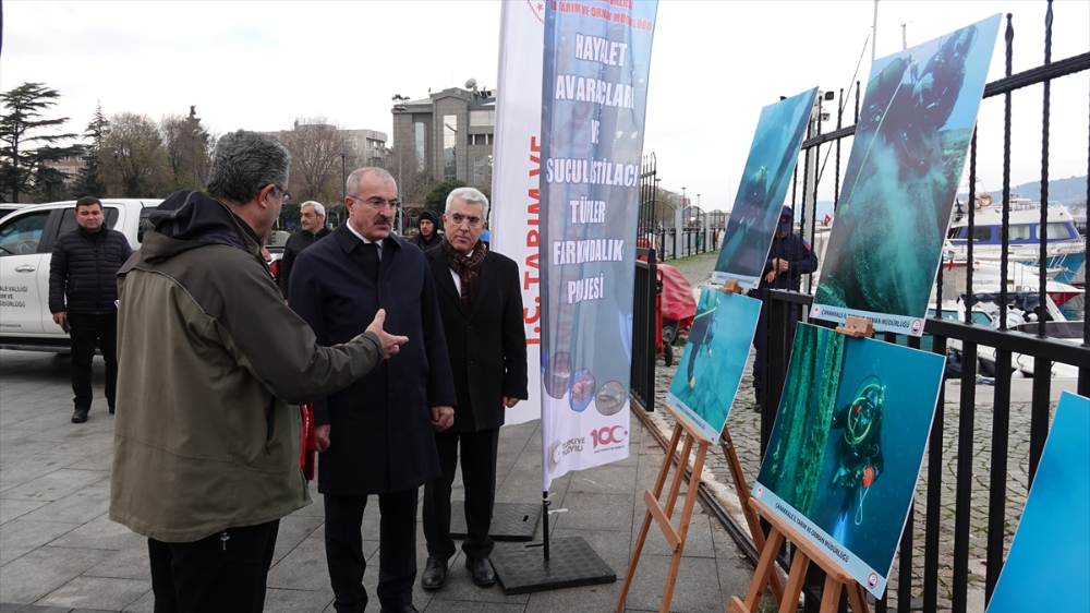 Çanakkale'de 500 bin metrekare alan, hayalet ağlardan temizlendi