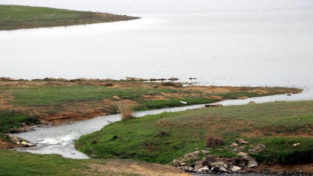 Kuruyan Altınyazı Barajı'na, 20 yıl sonra Meriç Nehri’nden su verildi