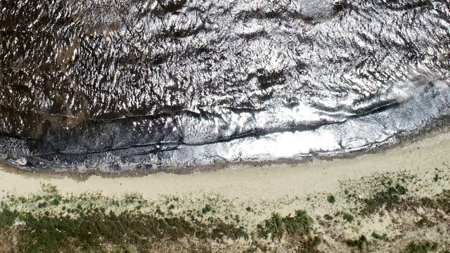 Kirlilik, Bandırma sahillerinin kumunu siyaha boyadı