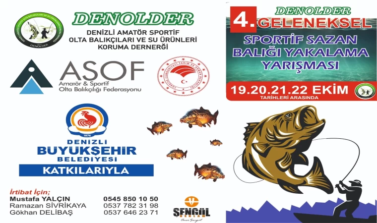 Denizli Sazan Yarışmasına Hazırlanıyor