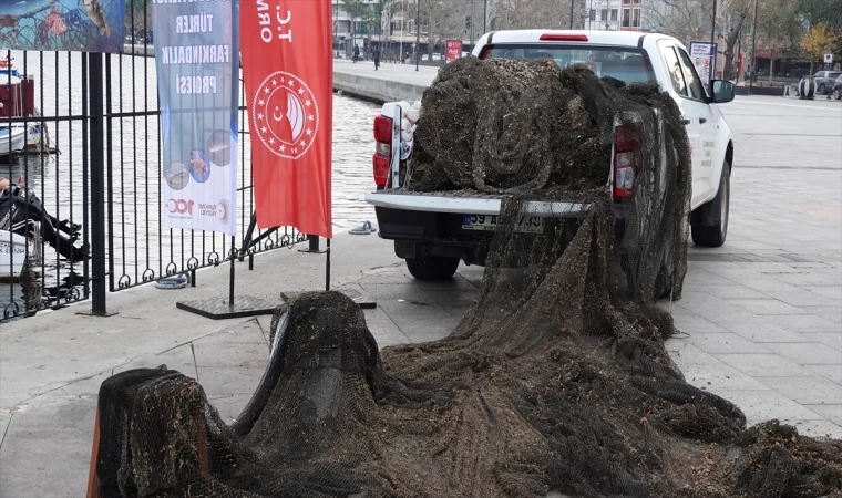 Çanakkale'de 500 bin metrekare alan, hayalet ağlardan temizlendi
