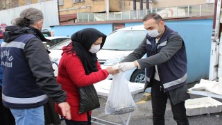 İhtiyaç sahibi ailelere 3,5 ton balık dağıttılar