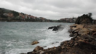 Amasra'da rüzgar, hayatı olumsuz etkiledi
