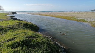 Silivri'de sahil su altında kaldı