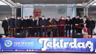 Tekirdağ Su Ürünleri Toptancı Hali, törenle açıldı