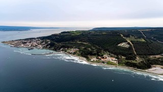 Çanakkale Boğazı'nı kaplayan müsilaj görüntülendi