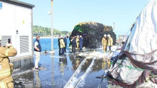 Beylikdüzü Su Ürünleri Hali'nde yangın 