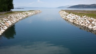 Eğirdir Gölü'nde su samuru heyecanı