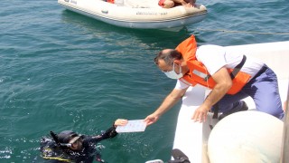 'Istakoz' farkındalığı için Çanakkale Boğazı'na 150 yavru bırakıldı