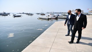 Tuzla’da müsilaj temizleme çalışmaları devam ediyor