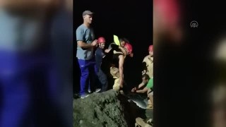 Beykoz'da balık tutarken kayalıklardan düşen kişi ağır yaralandı