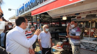 İmamoğlu Silivri'de balıkçılara malzeme dağıtım törenine katıldı