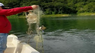 Kırklareli'nde baraj gölüne serilen 200 metre parakete ele geçirildi