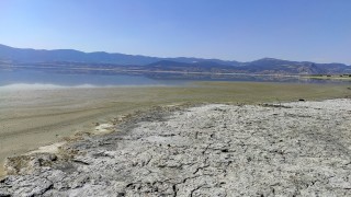 Burdur Gölü'nde alg patlaması