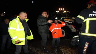 Fatsa'da etkili sağanak; alabalık tesisinde mahsur kalan 5 kişi, kurtarıldı