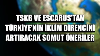 TSKB ve Escarus'tan Türkiye'nin iklim direncini artıracak somut öneriler