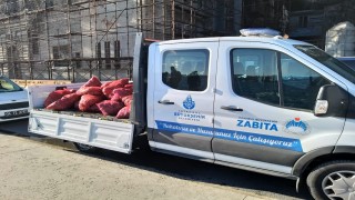 Kaçak avlanan 2 buçuk ton midyeye el konuldu