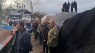 Sarıyer'de balıkçı teknesinde yangın