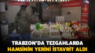 Trabzon'da tezgahlarda hamsinin yerini istavrit aldı