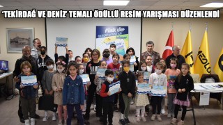"Tekirdağ ve deniz" konulu resim yarışması düzenlendi